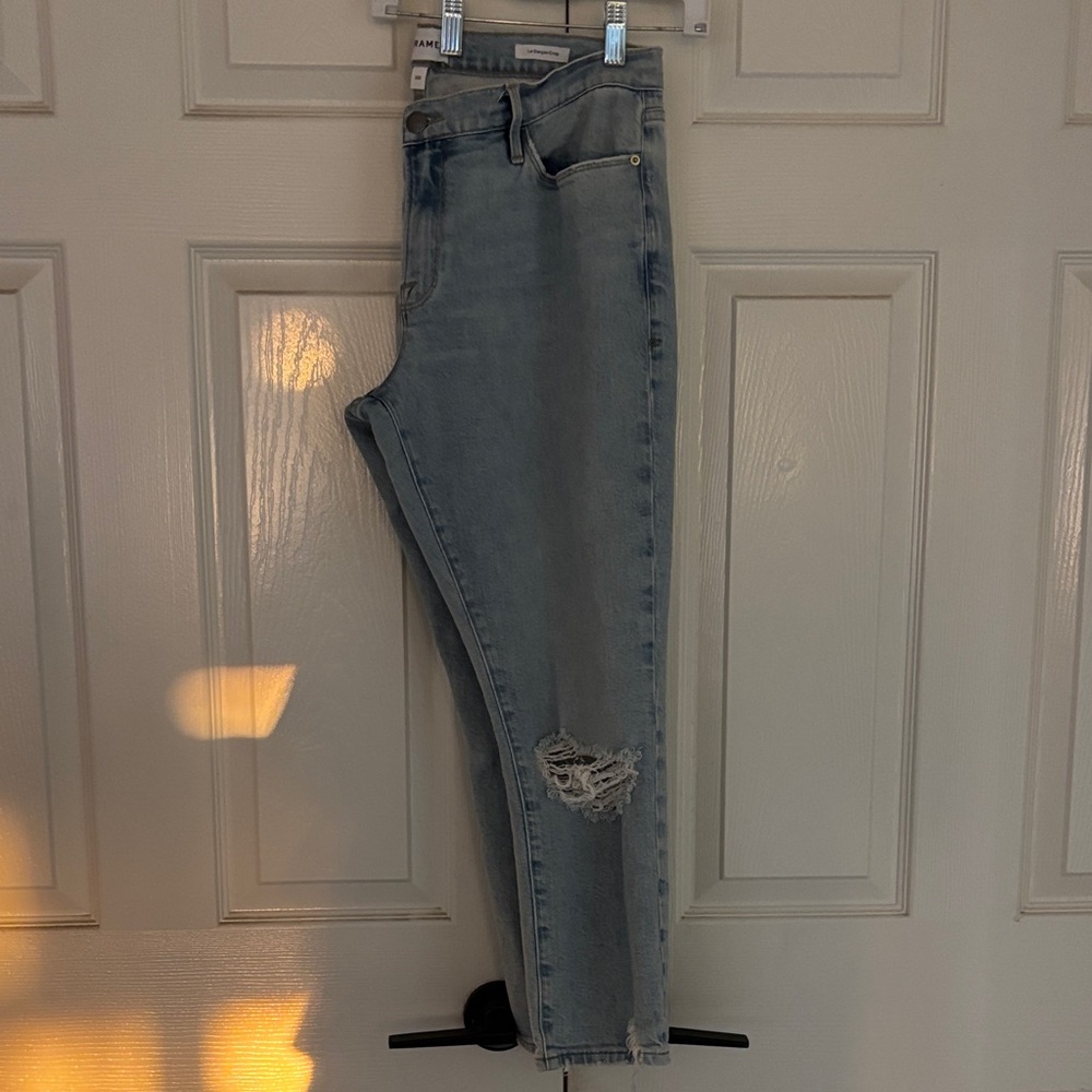 Frame Denim Women's Distressed Blue Jeans
